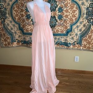 Peach Summer Dress